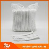  Mũ trùm phòng sạch dùng 1 lần màu trắng 18inch/ 21inch 
