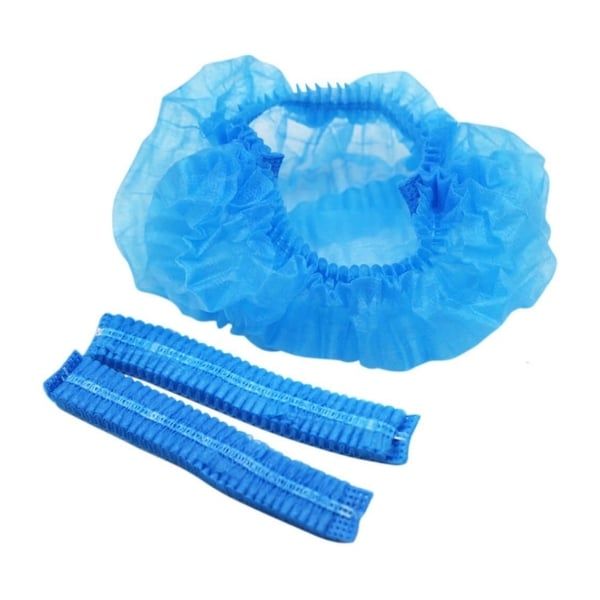  Mũ trùm phòng sạch dùng 1 lần màu xanh 18inch/ 21 inch 