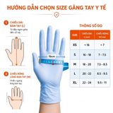 Găng Tay Y Tế Sgloves Có Bột Latex 4.8g 