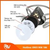  Mặt nạ phòng độc 3M 3100/3200 