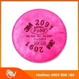  Tấm lọc bụi, hơi hữu cơ 3M 2091 