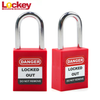  Khóa móc dài 38mm làm bằng thép, đường kính 6mm, 1 chìa/ổ khóa, Code: KD P38P-RED, hiệu: ProLockey 