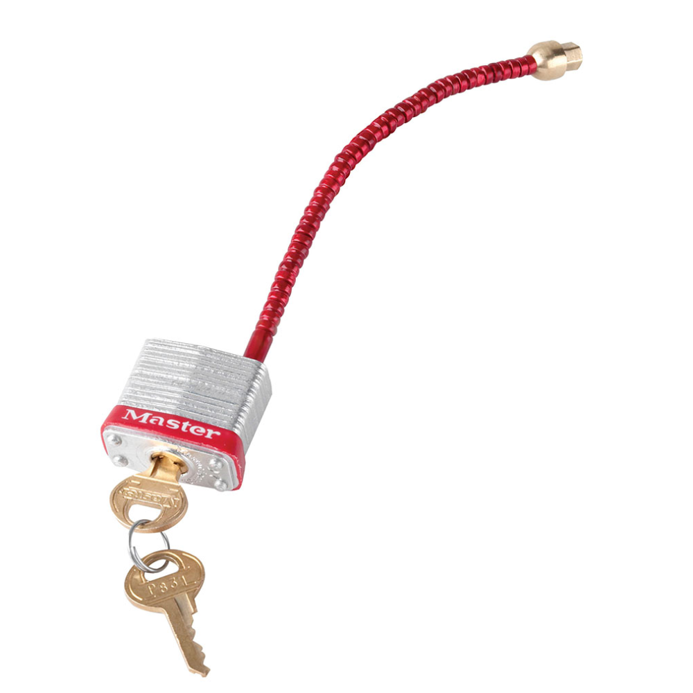  Khóa móc bằng cáp hiệu Master,Code:7C5RED 