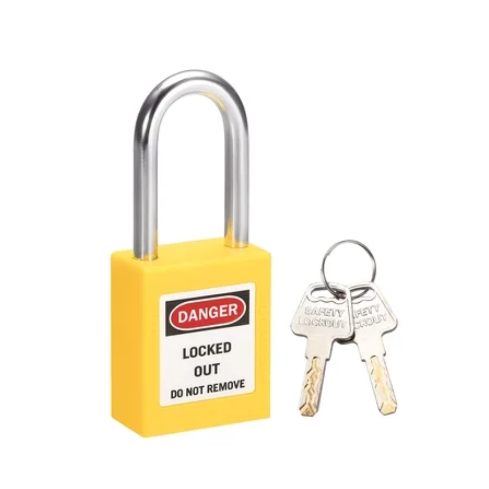  Khóa móc 38mm, code: KD-P38S-YLW, hiệu: Lockey 