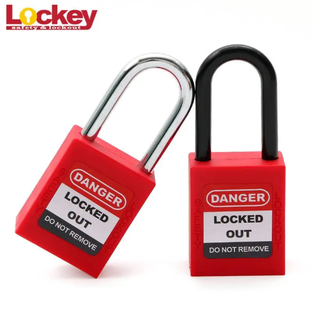  Ổ khóa còng bằng thép không gỉ 38mm, đường kính gọng 4mm, mỗi khóa 1 chìa.Code: KD-P38SSD4-RED 