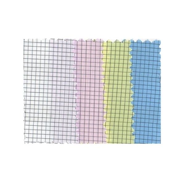  Vải kẻ caro chống tĩnh điện Xanh/Hồng/Trắng 