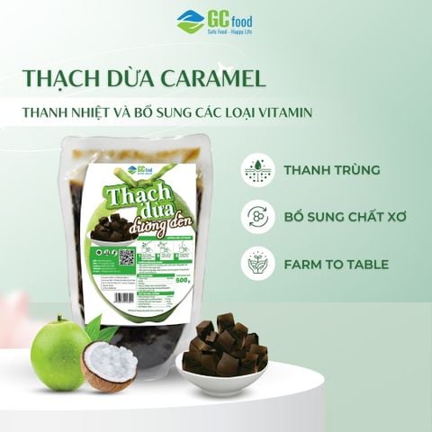 Thạch dừa caramel