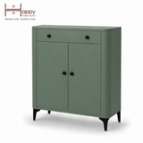  HAPPY FURNITURE , Tủ lưu trữ bo cạnh 1 ngăn kéo 2 cửa mở - SMOOTH, TCM_B_004 , 84cm x 41cm x 103cm DxRxC 