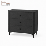  HAPPY FURNITURE , Tủ lưu trữ bo cạnh 3 ngăn kéo - SMOOTH, THK_B_003 , 84cm x 46cm x 85cm DxRxC 