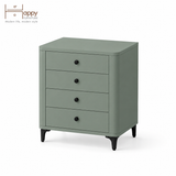  HAPPY FURNITURE , Tủ lưu trữ bo cạnh 4 ngăn kéo - SMOOTH, THK_B_004 , 64cm x 46cm x 75cm DxRxC 