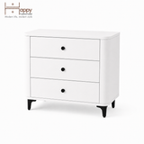  HAPPY FURNITURE , Tủ lưu trữ bo cạnh 3 ngăn kéo - SMOOTH, THK_B_003 , 84cm x 46cm x 85cm DxRxC 