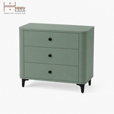  HAPPY FURNITURE , Tủ lưu trữ bo cạnh 3 ngăn kéo - SMOOTH, THK_B_003 , 84cm x 46cm x 85cm DxRxC 