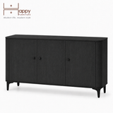  HAPPY FURNITURE , Tủ lưu trữ bo cạnh 3 cửa mở - SMOOTH, TCM_B_001 , 154cm x 40cm x 99cm DxRxC 