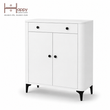  HAPPY FURNITURE , Tủ lưu trữ bo cạnh 1 ngăn kéo 2 cửa mở - SMOOTH, TCM_B_004 , 84cm x 41cm x 103cm DxRxC 