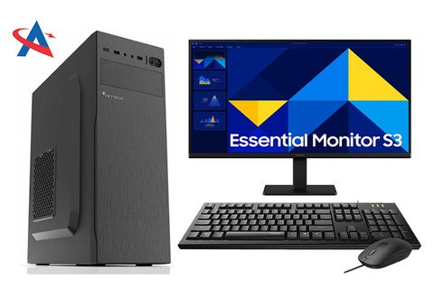 Bộ máy tính Cpu i3-13100 Ram 16GB SSD 512G Màn 24inh
