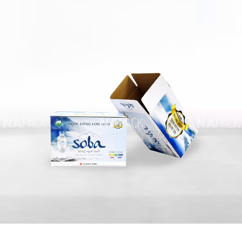 Hộp Sóng In Offset Bồi Sóng E · B · F (3–5 Lớp)