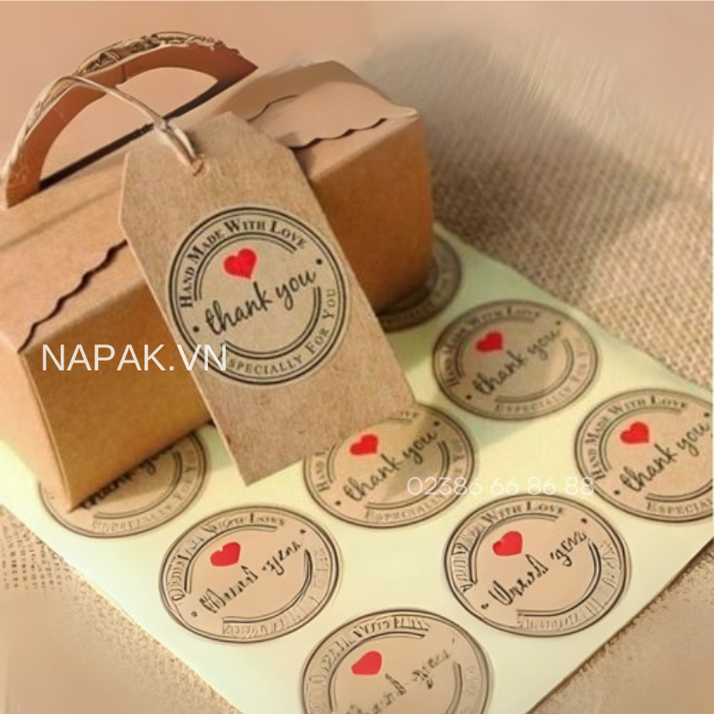 Tem Nhãn Decal Kraft