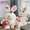  Thú bông 40cm Thỏ thu hoạch nấm- T11784 