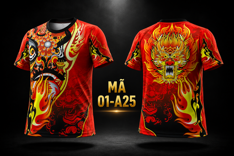 Áo 3D Tay ngắn mã 01-A25