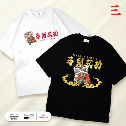 Áo thời trang lân sư rồng 05-ATT26 (Trắng)