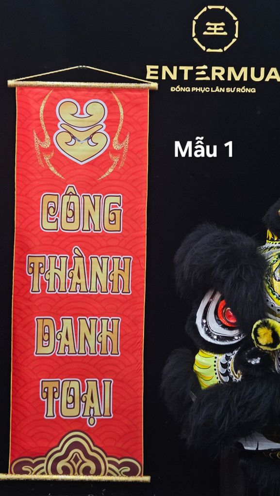 Liễn lân sale Mẫu 1 - Đỏ