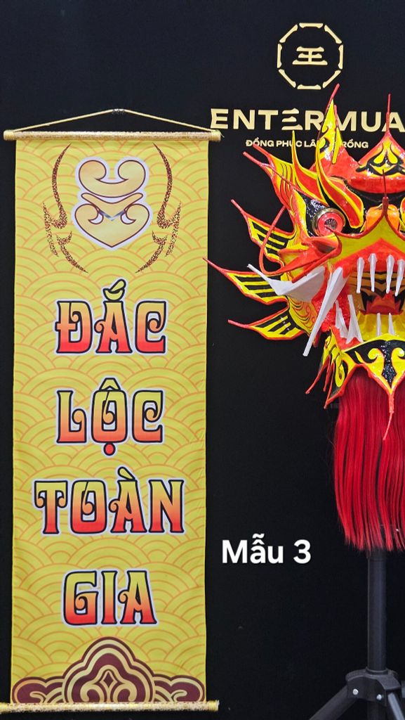 Liễn lân sale Mẫu 3 - Vàng