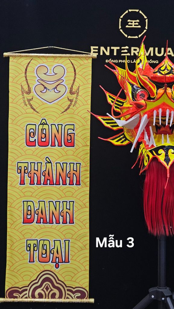 Liễn lân sale Mẫu 3 - Vàng