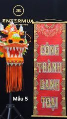 Liễn lân sale Mẫu 5 - Đỏ trơn