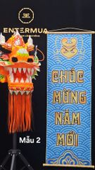 Liễn lân sale Mẫu 2 - Xanh