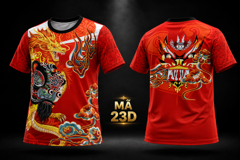 Áo 3D Tay ngắn mã 23D