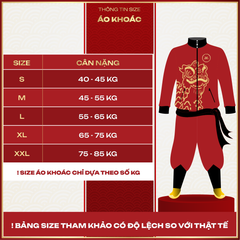 Áo khoác lân sư rồng 09-AK25