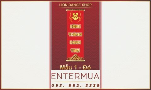 Liễn lân sale Mẫu 1 - Đỏ