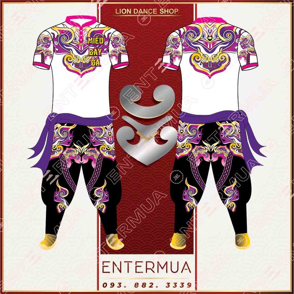 BST Áo quần 3D - LSR Miếu Bảy Bà (Mẫu tím)