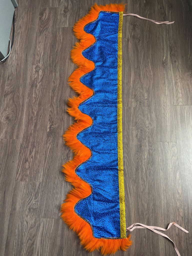 YẾM LÂN VẢI KT XANH DƯƠNG-LÔNG CAM