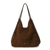  Suede Shopper Drop Shouder Bag 