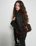  MULTI-POCKET SUEDE SHOULDER BAG 