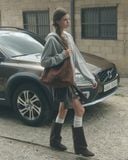  Suede Shopper Drop Shouder Bag 