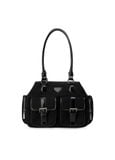  MULTI-POCKET SUEDE SHOULDER BAG 