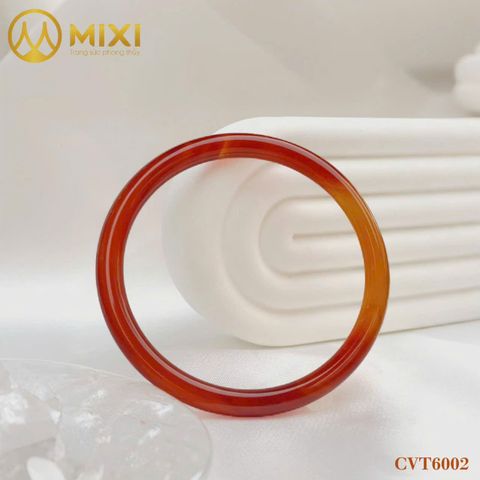 Vòng Tay Bản Liền Mã Não Đỏ