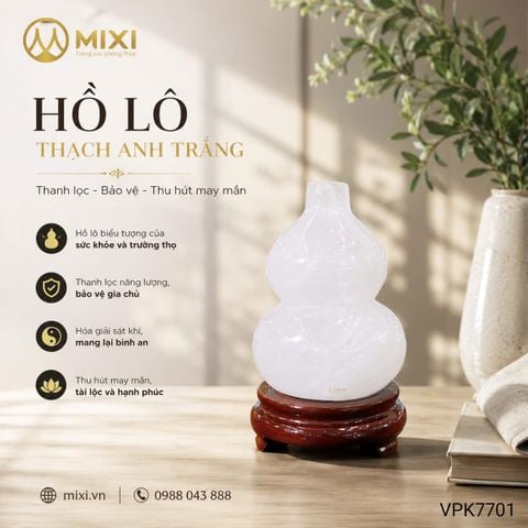 Hồ Lô Thạch Anh Trắng