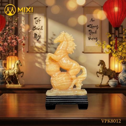 Tượng Ngựa Phong Thủy Hồ Lô Ngọc Hoàng Long