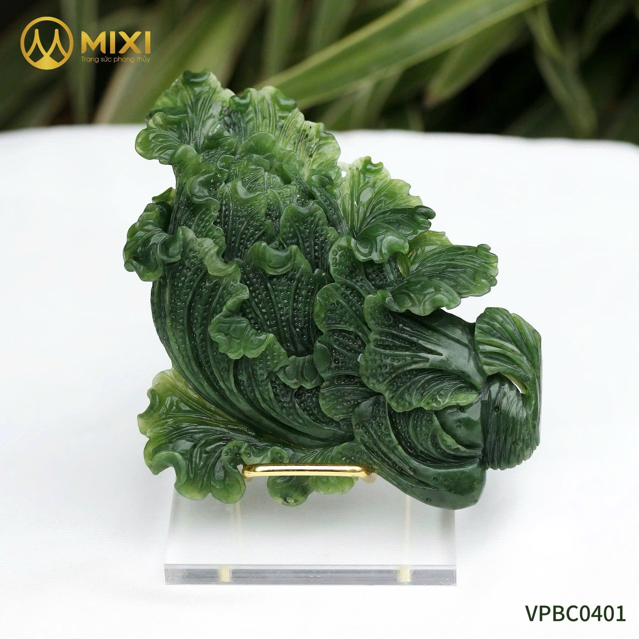 Bắp Cải Tài Lộc Ngọc Bích Nephrite