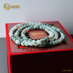Chuỗi 108 Hạt Ngọc Jade Hoa Bay