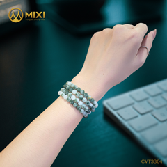 Chuỗi 108 Hạt Ngọc Jade Hoa Bay