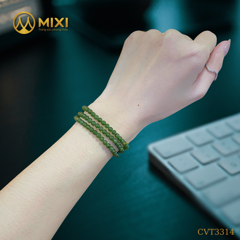 Chuỗi 3 Vòng Ngọc Bích Nephrite 2A