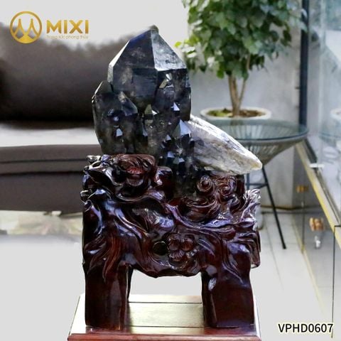 Đám Tinh Thể Thạch Anh Đen Khói_20.8