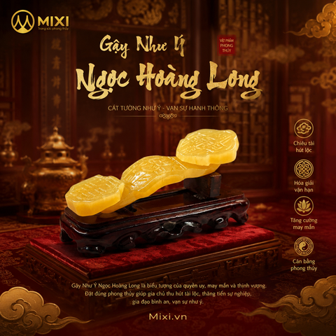 Gậy Như Ý Ngọc Hoàng Long