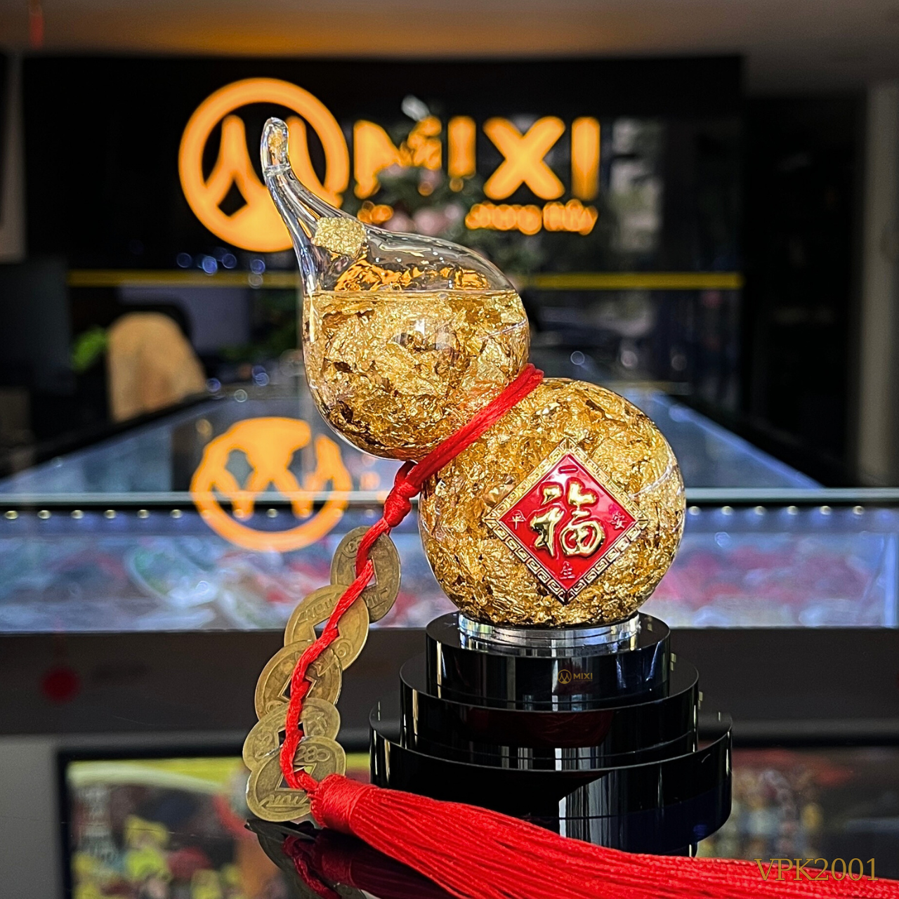 Hồ Lô Vàng Non 24K Nghiêng