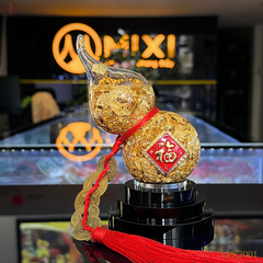 Hồ Lô Vàng Non 24K Nghiêng