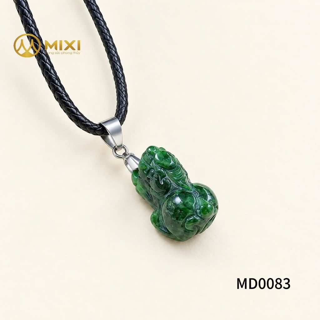 Mặt Dây Tỳ Hưu Ngọc Sơn Thủy B
